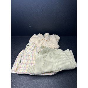 Orvis Shirts Mens-L Long Sleeve Button Up Casual Dress Outdoor Lot Of 3 *Read*